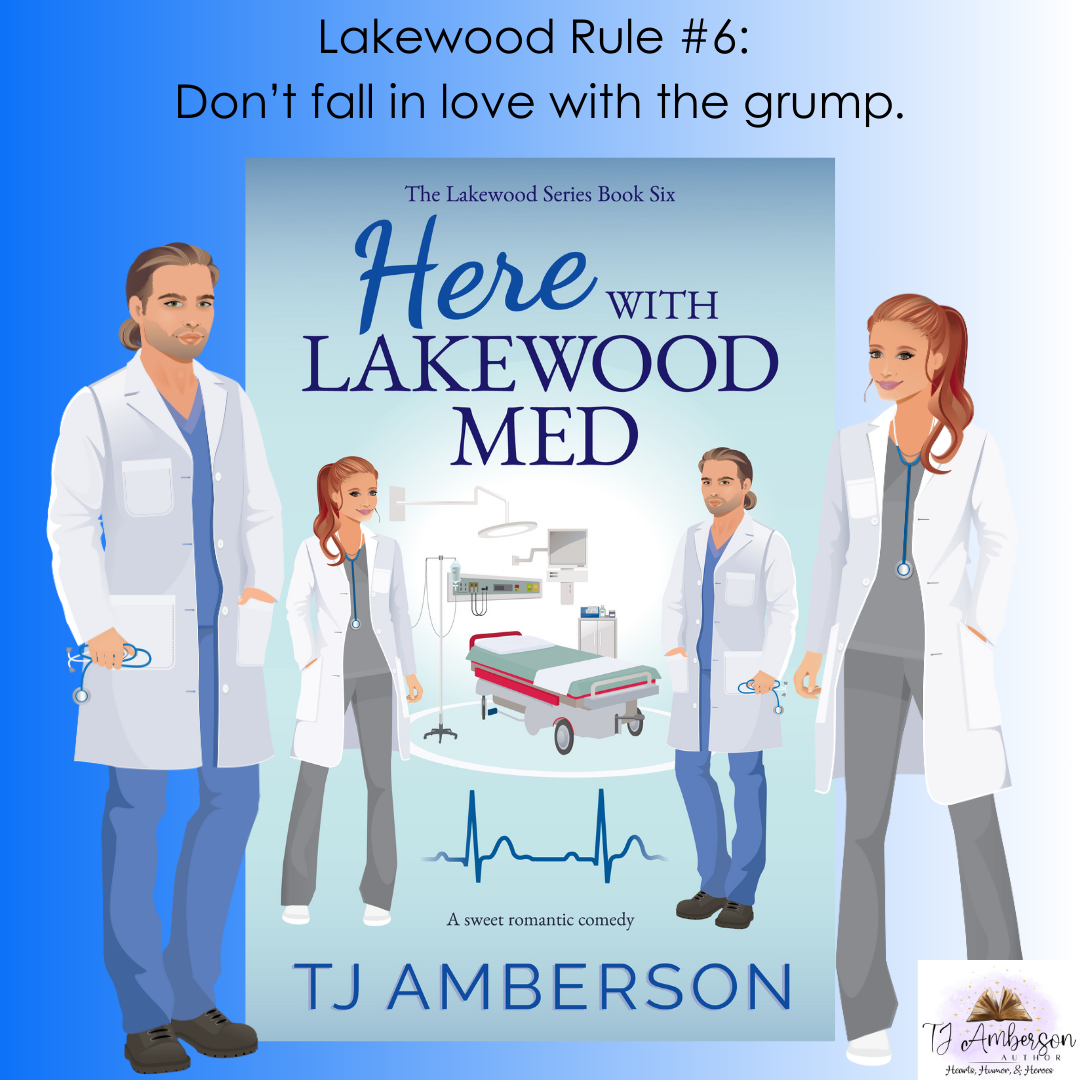 HERE WITH LAKEWOOD MED (The Lakewood Series Book Six) by TJ Amberson - paperback